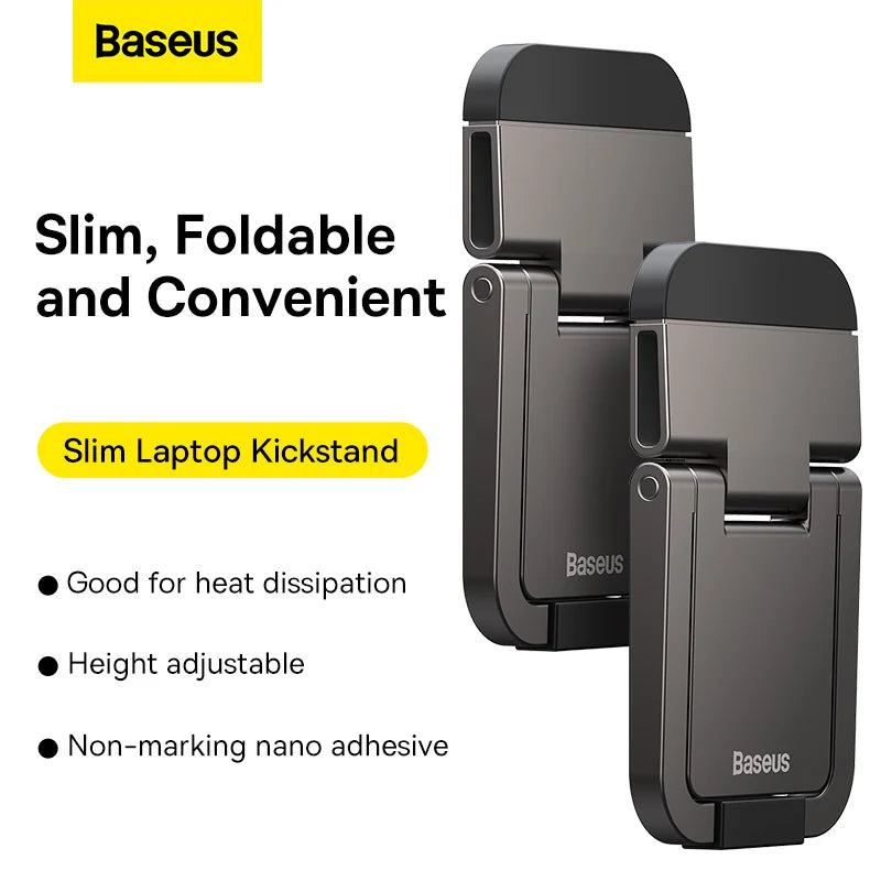 Basues Slim Laptop Kickstand | Baseus Laptop Stand for Desk Computer 2pcs Basues Slim Laptop Kickstand | Baseus Laptop Stand for Desk Computer 2pcs